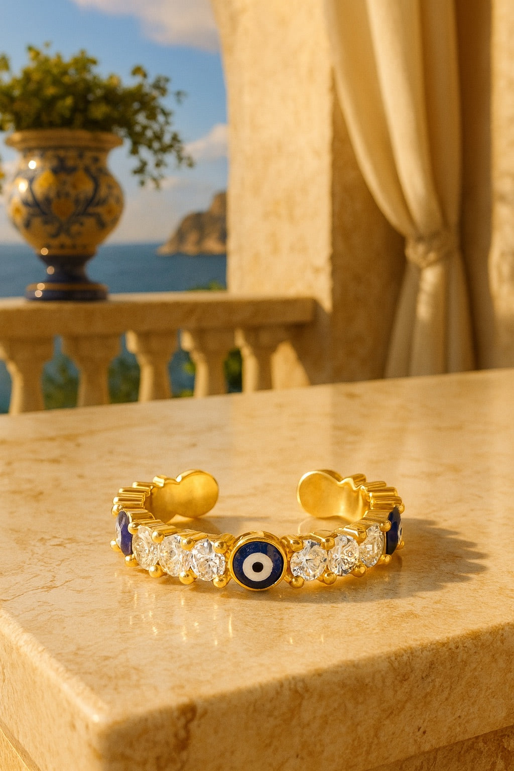 Gold-Plated Stackable  Ring