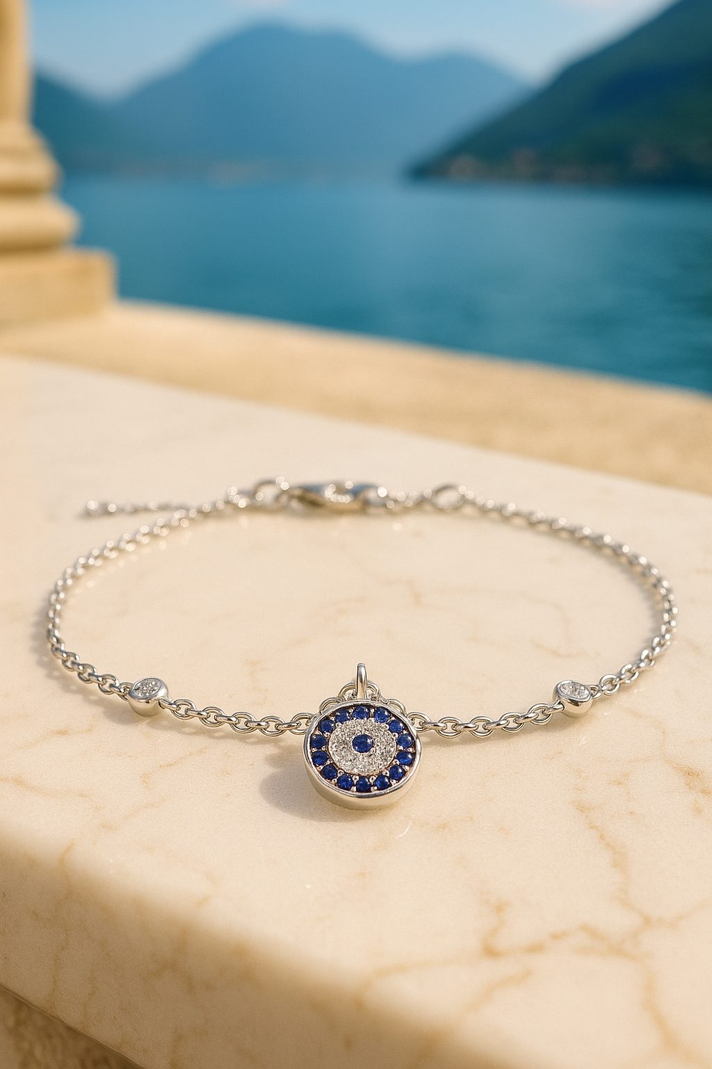 Simple Style Silver Bracelet