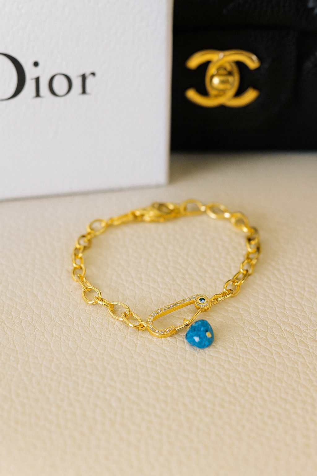 Gold Evil Eye Bracelet
