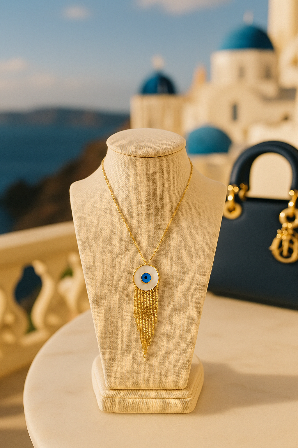 Evil Eye Statement Piece Necklace