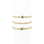 Hamsa & Evil Eye Duo - 18k Gold Plated Bracelet Set