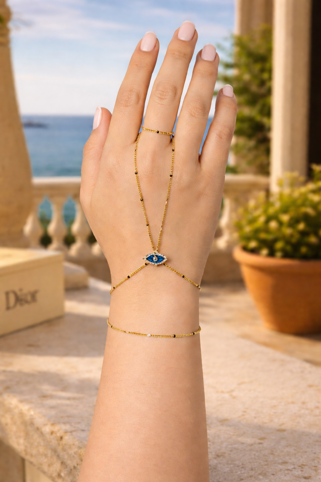 Evil Eye hand chain