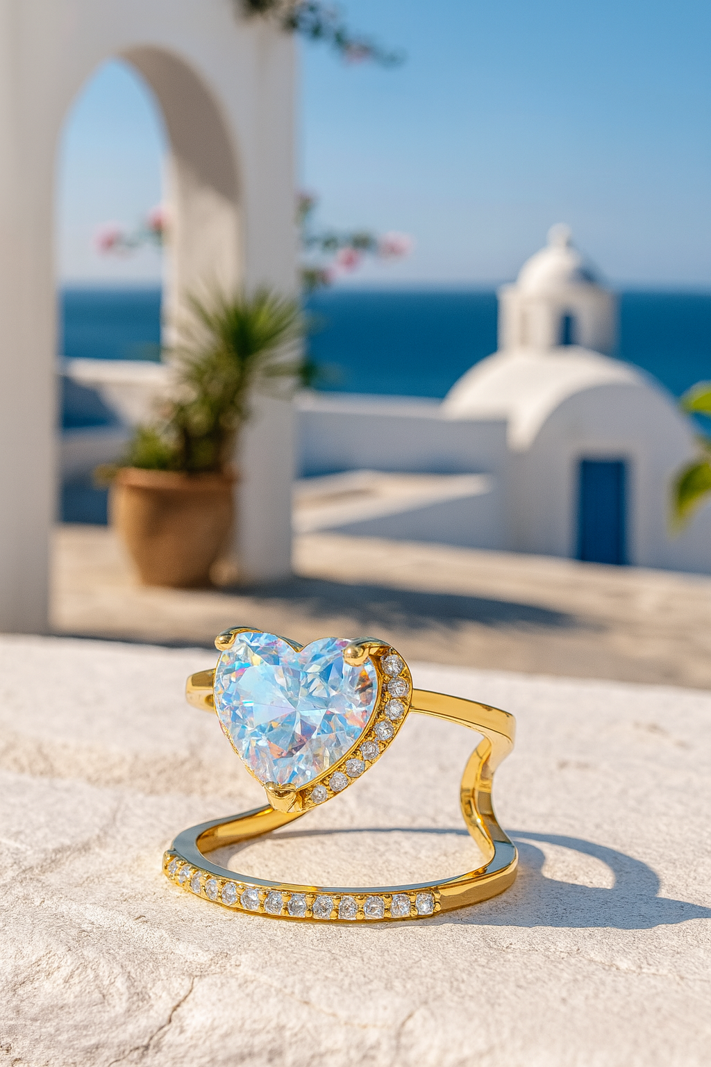 Heart Shape Upper Finger Ring