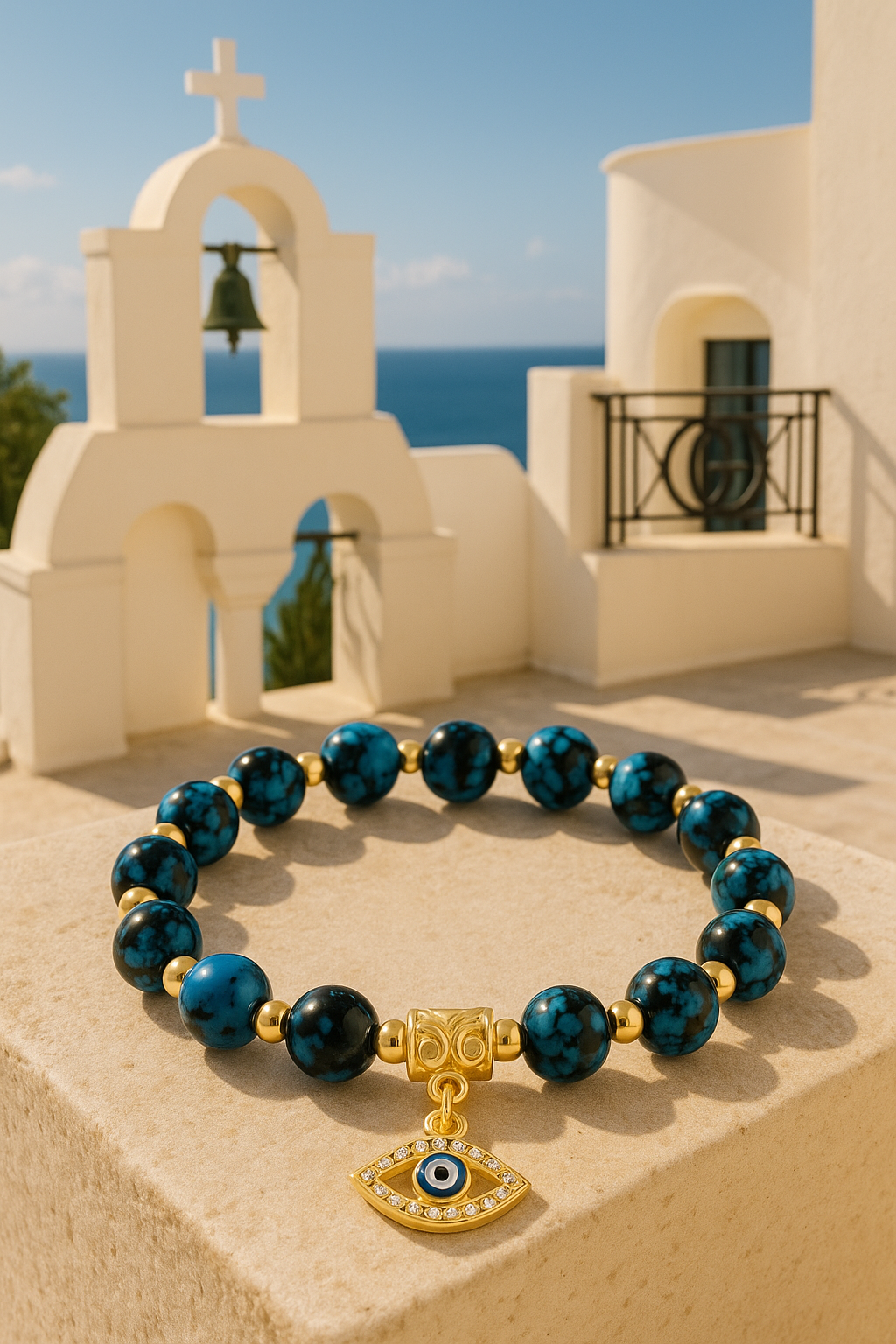Guard & Luck Evil Eye Bracelet (Blue)