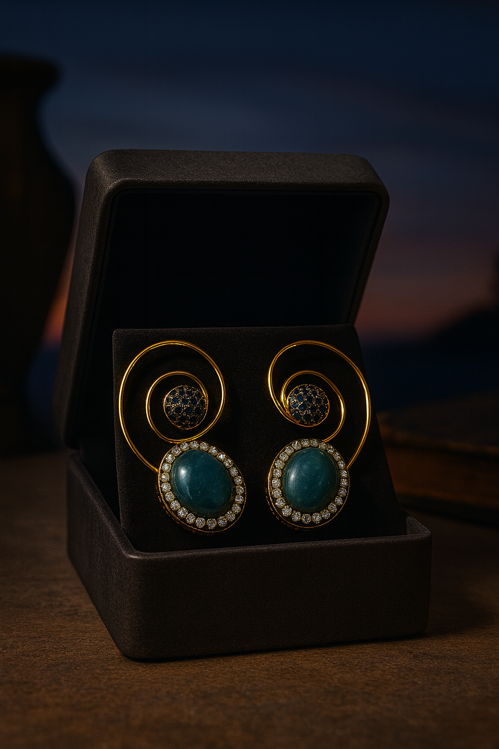 Amphitrite Spiral Earrings