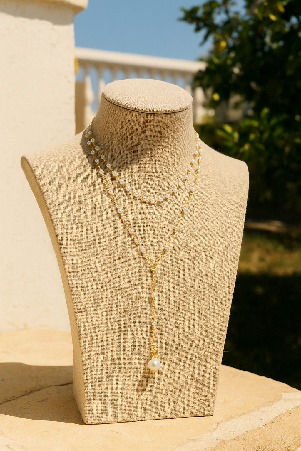 Pearl Layered Necklace