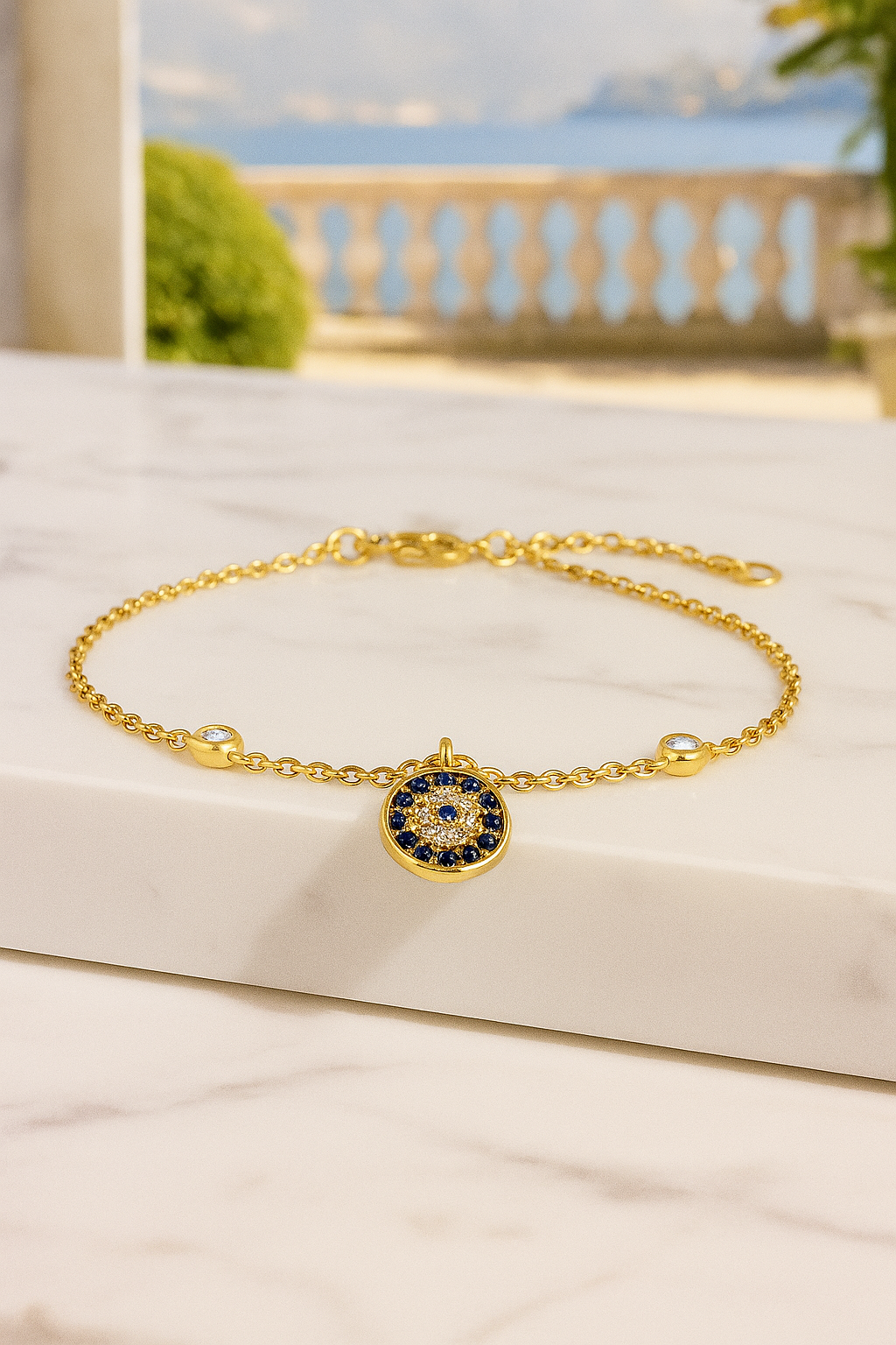 Simple Style Gold Bracelet