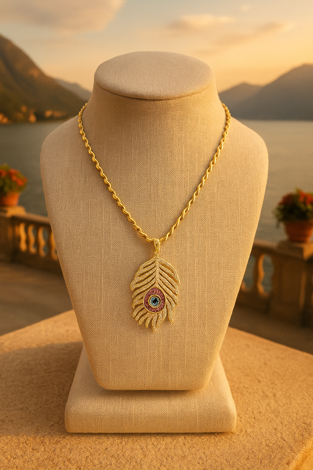 Evil Eye Electroplating Necklace