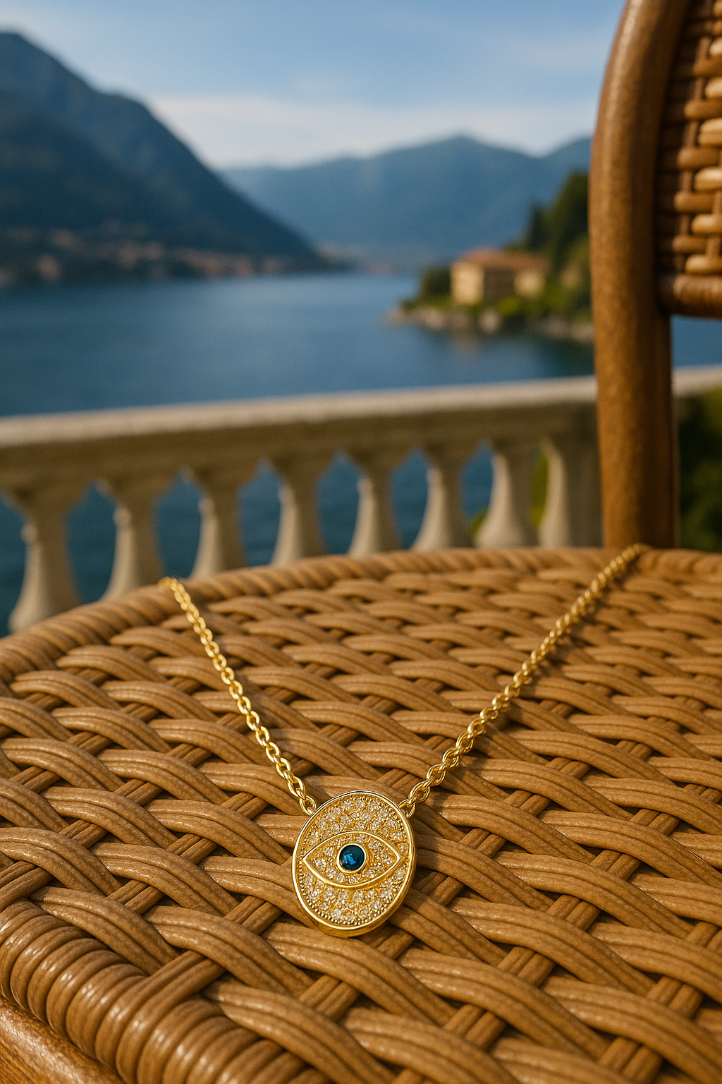 18k Gold Plated Pendant Necklace