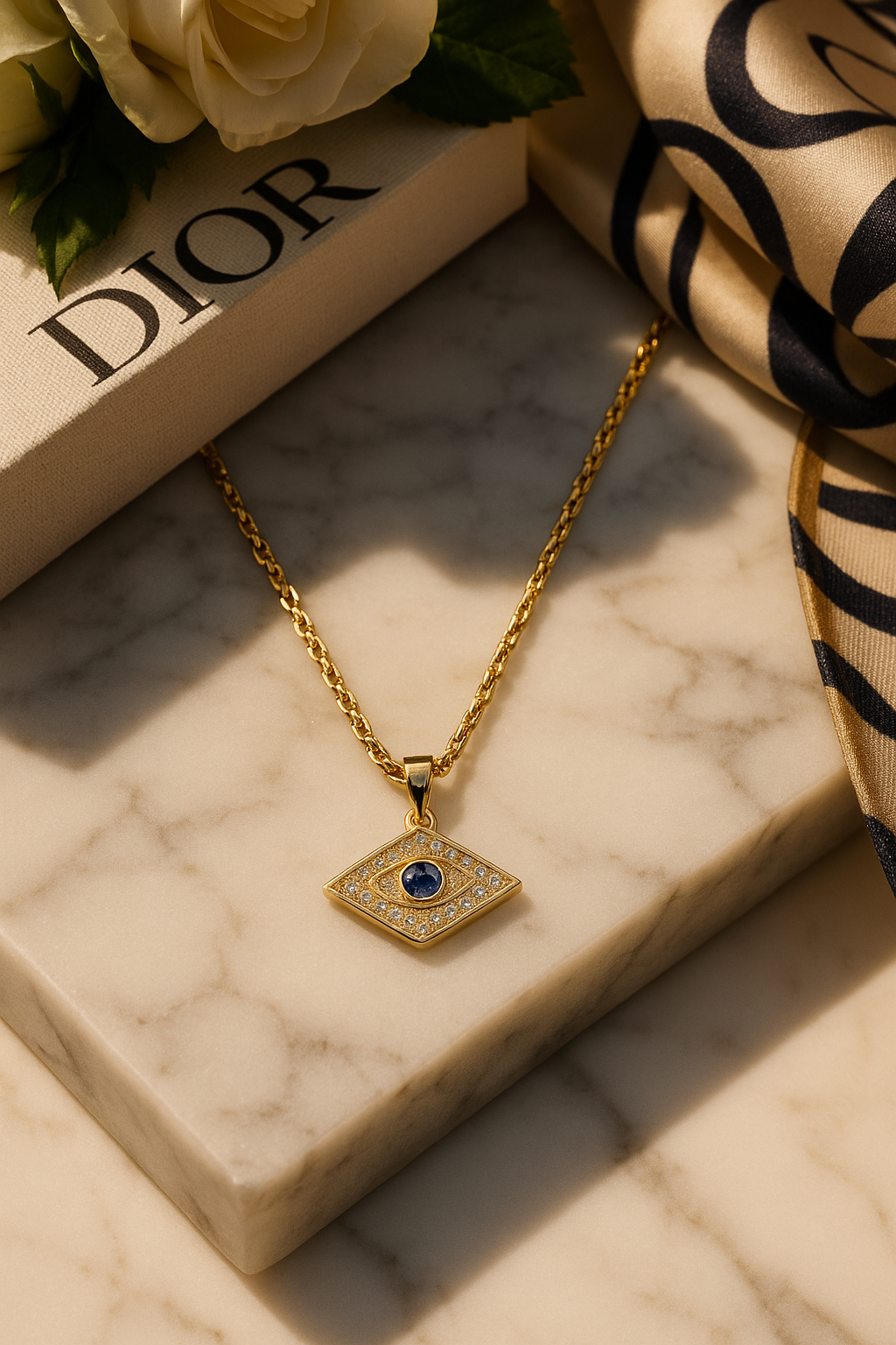 18k Gold Plated Pendant Necklace
