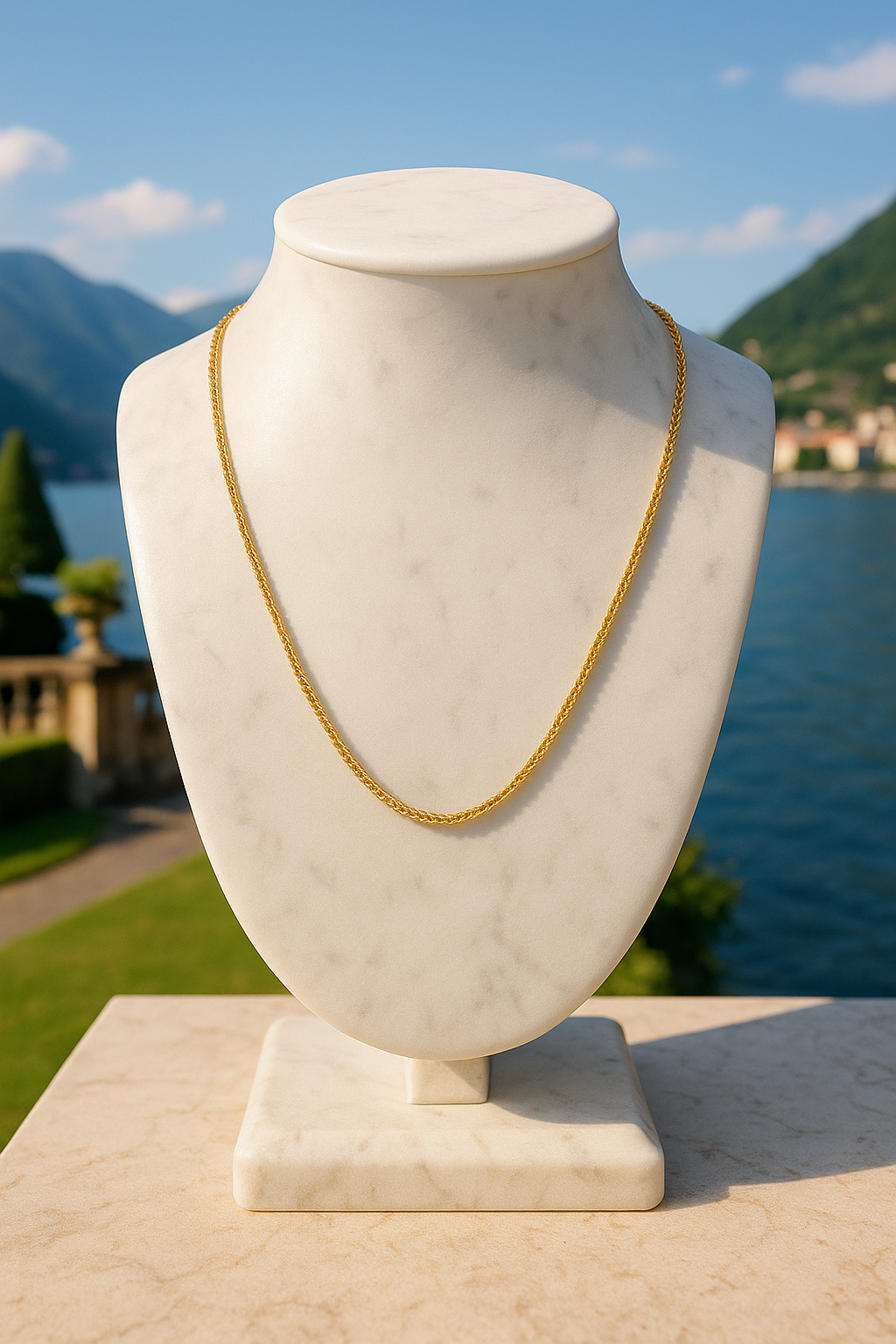 Simple Stainless Steel Waterproof Tarnish Free Necklace