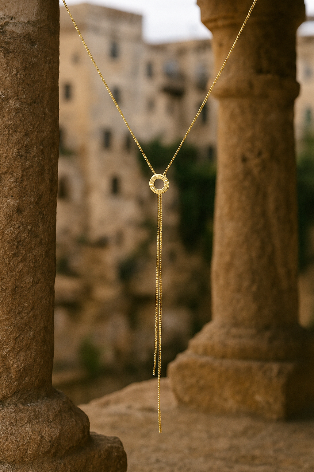 Elegant White Shell Roman Numeral Necklace