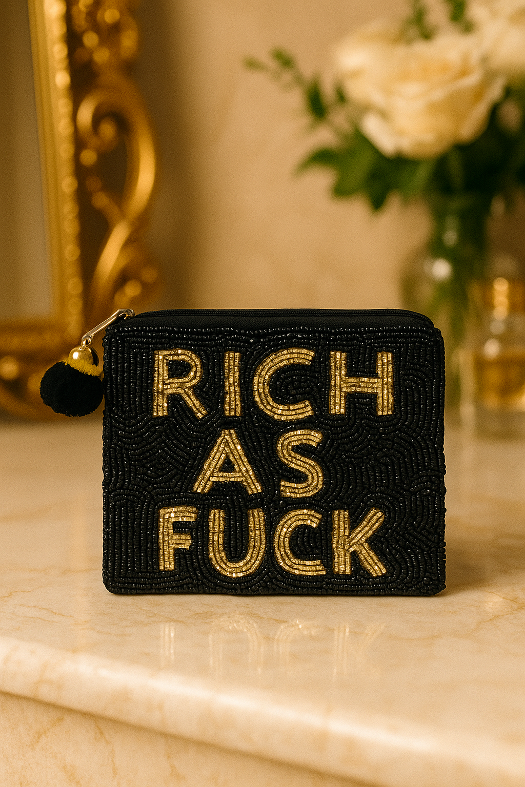 Rich As Fuck Coin Purse