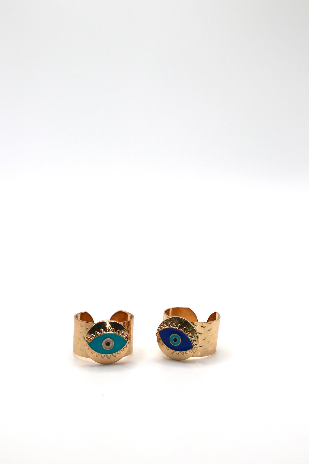 Turquoise Evil Eye Open Ring