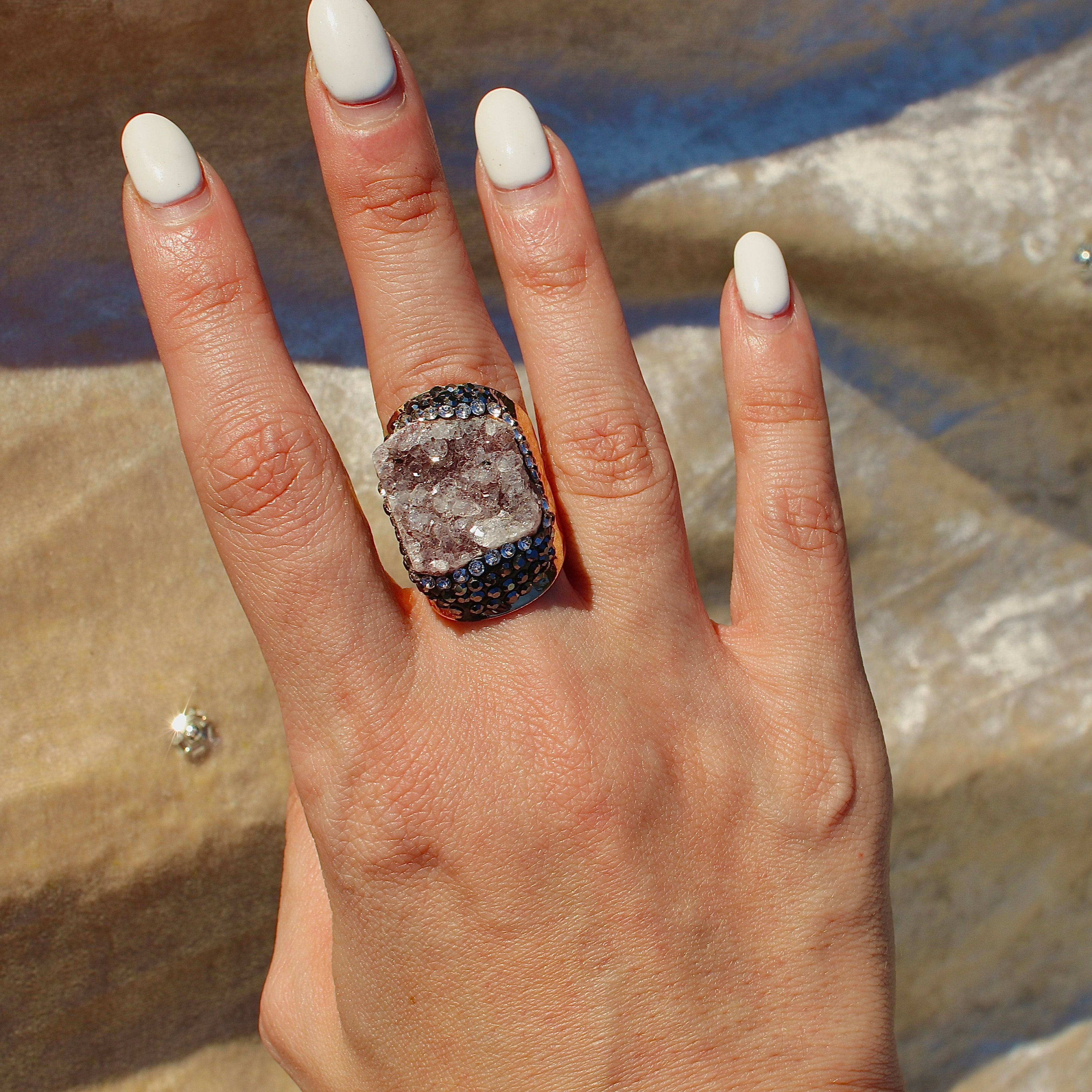 Natural Amethyst Ring