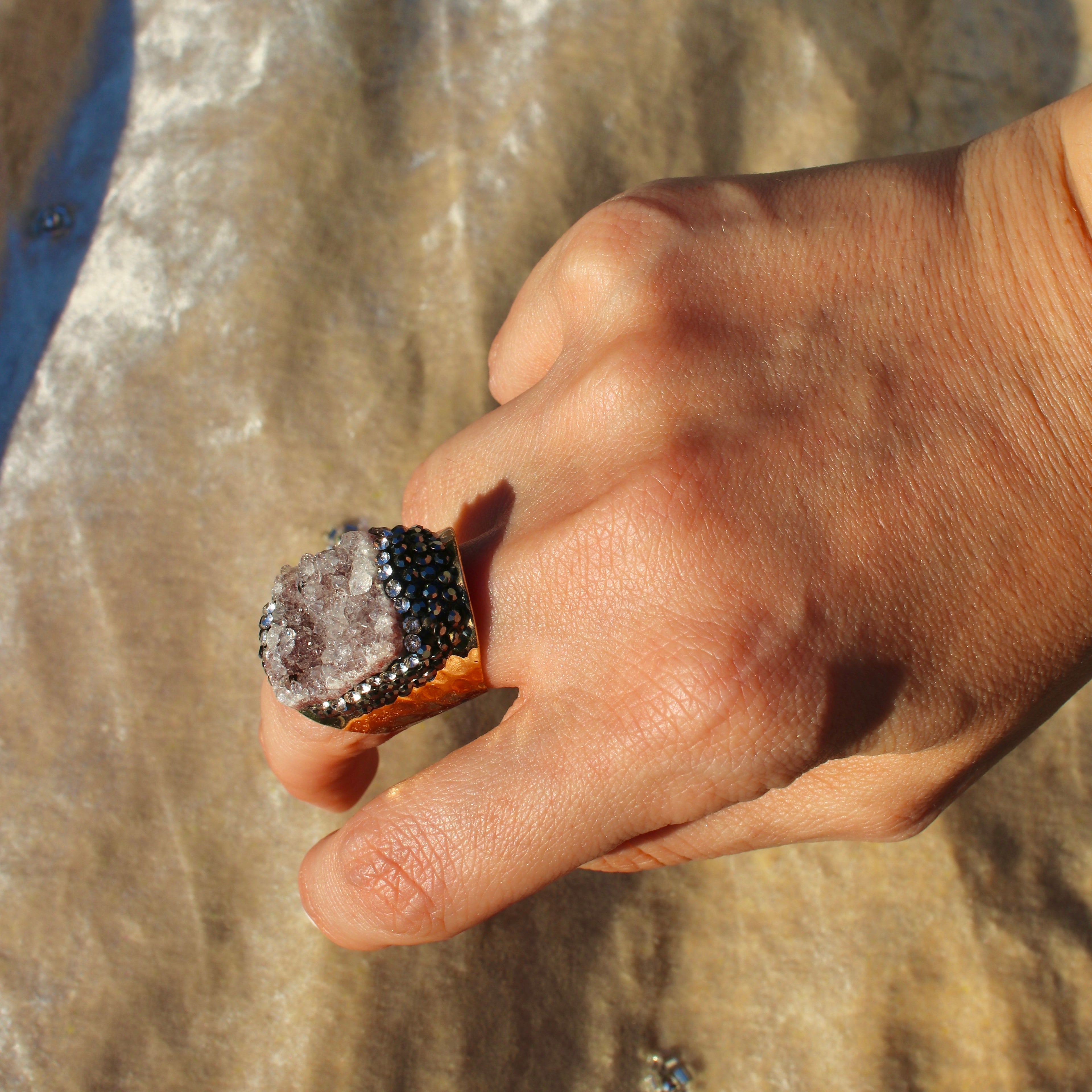 Natural Amethyst Ring