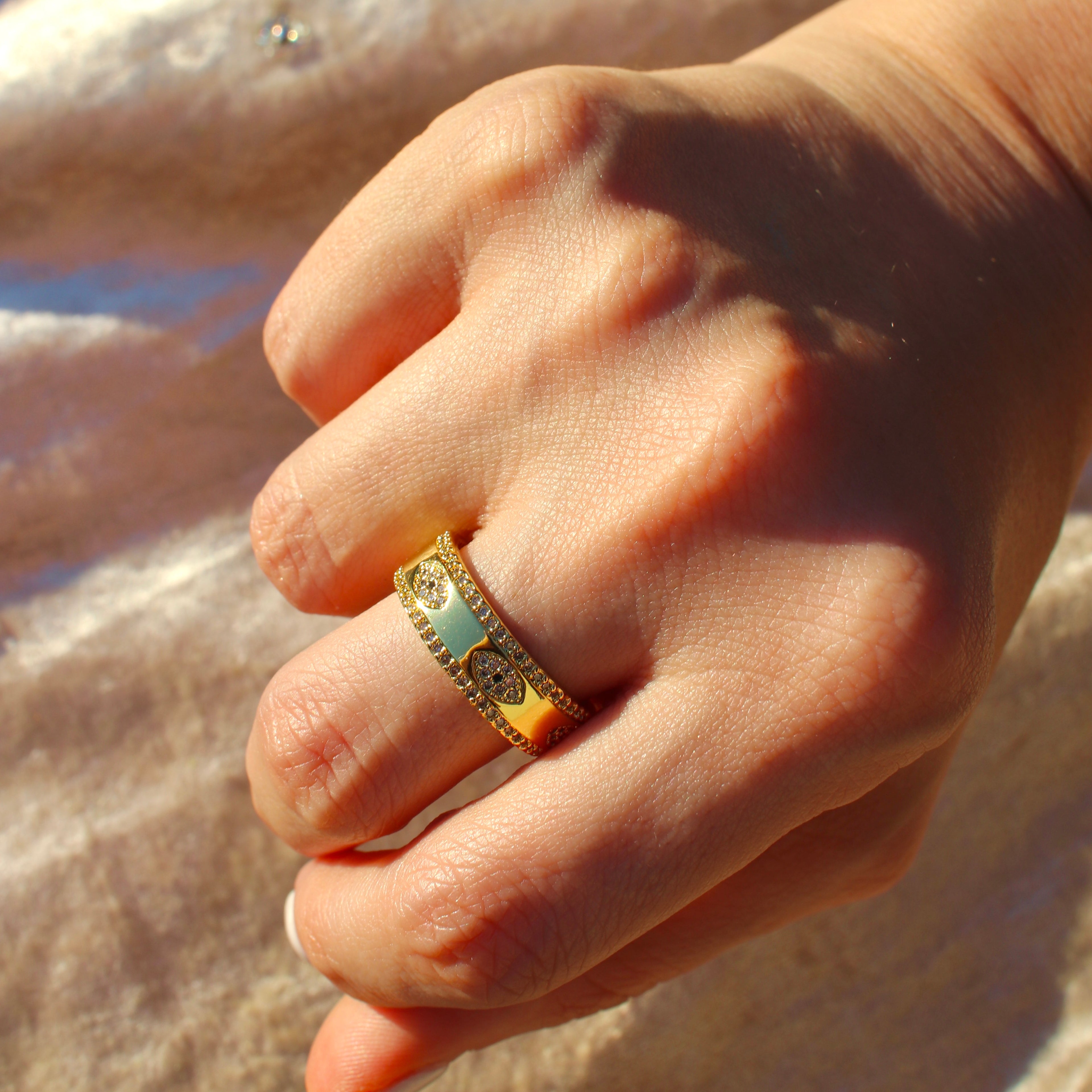 Evil Eye Open ring