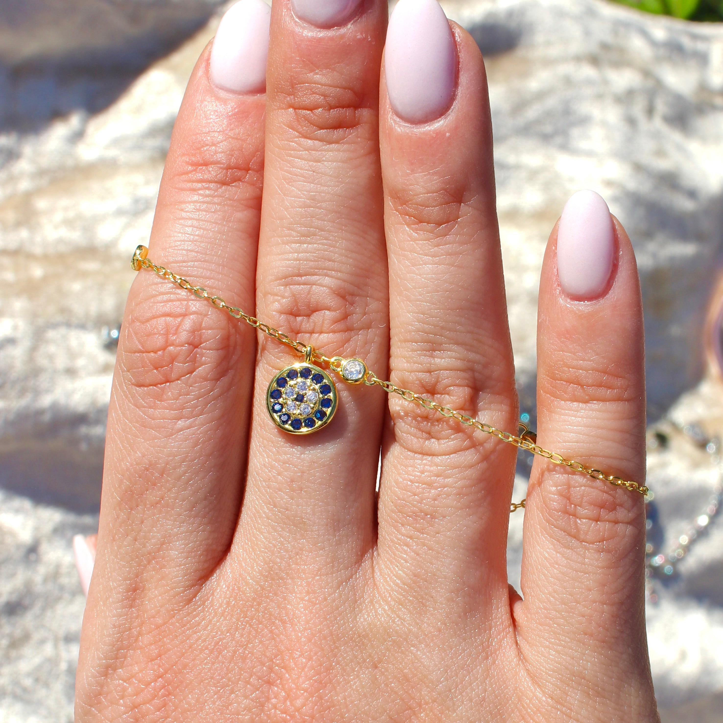 Simple Style Gold Bracelet