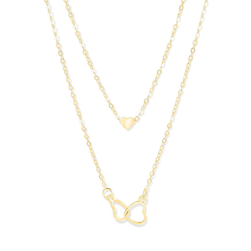 Layered Heart Necklace