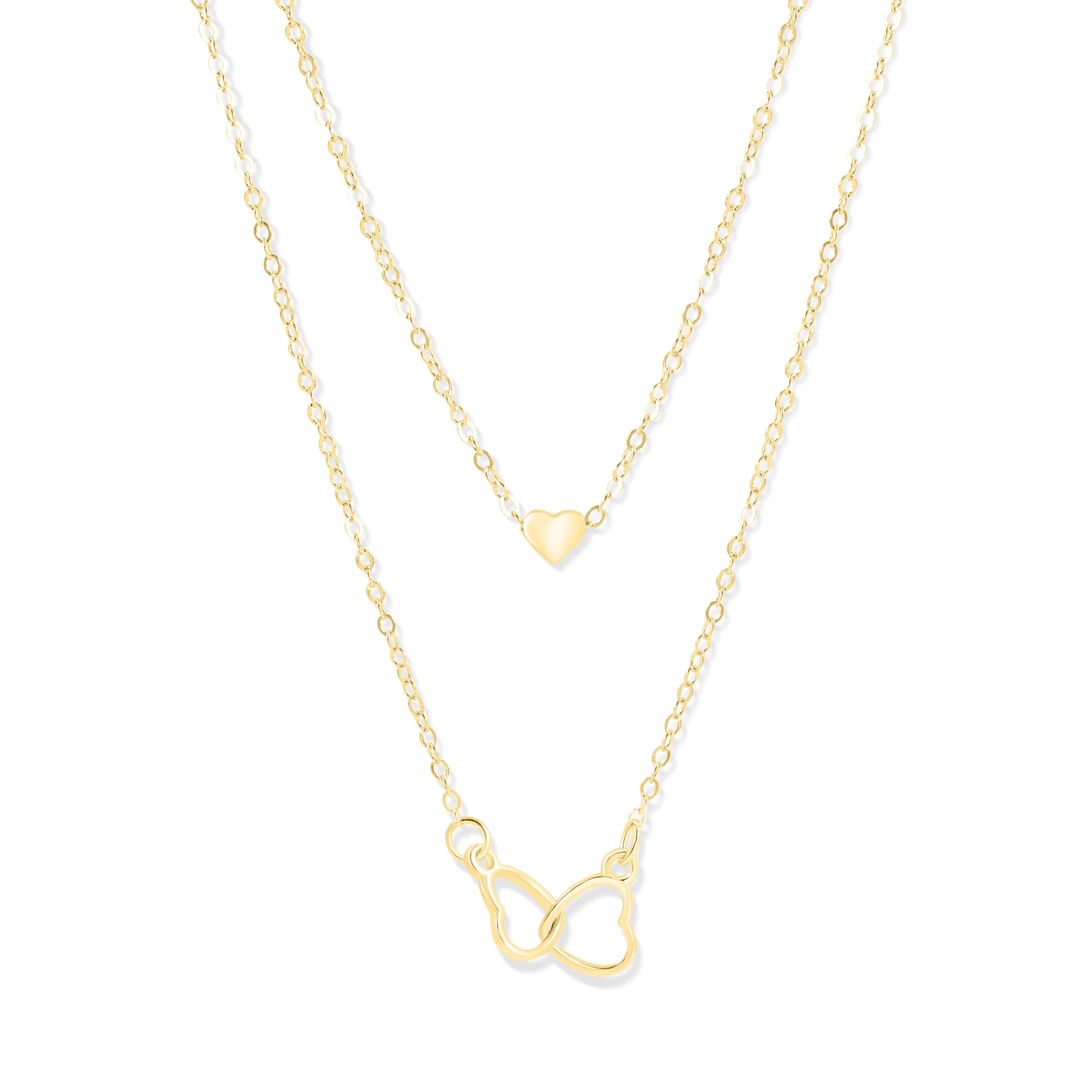 Layered Heart Necklace