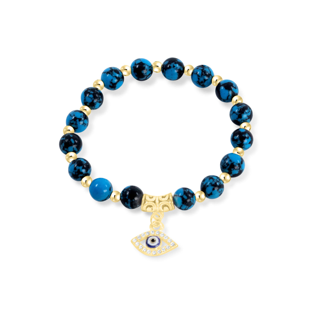 Guard & Luck Evil Eye Bracelet (Blue)
