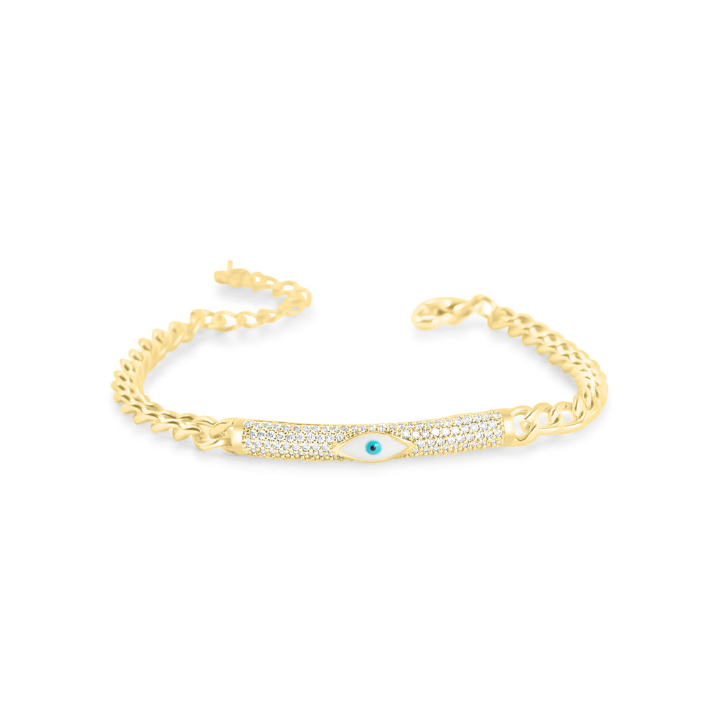 Gold Evil Eye Bracelet