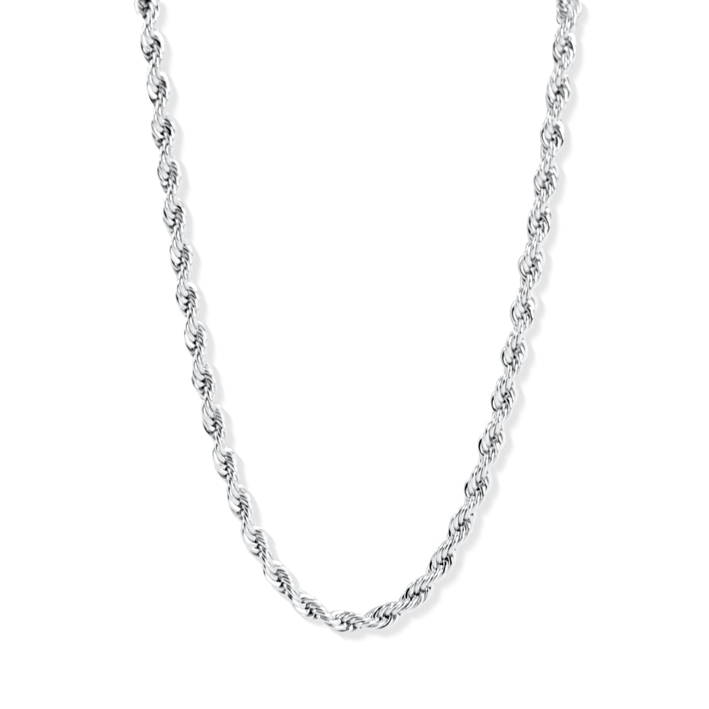 Stainless Steel Twist Chain Men's Necklace