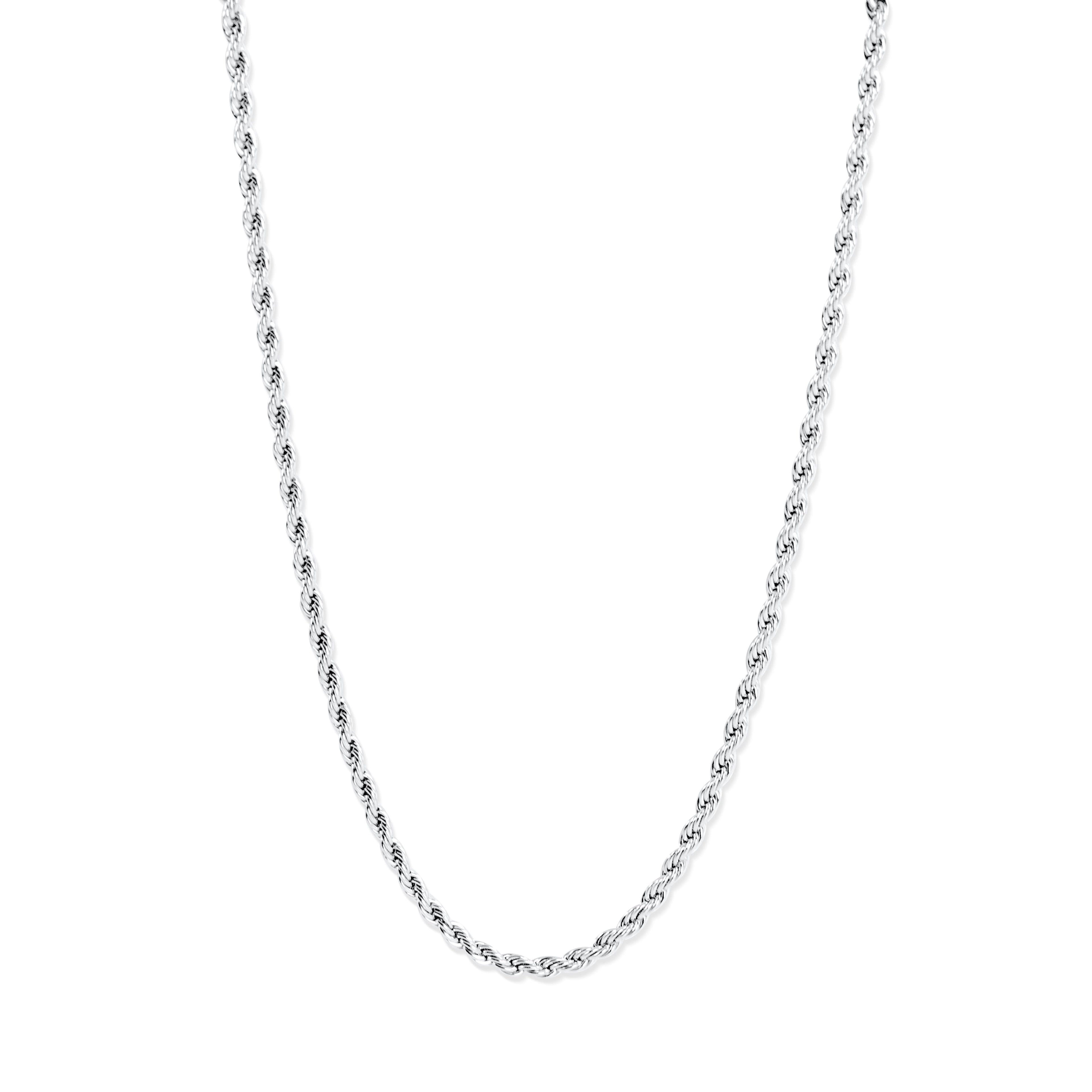 Stainless Steel Twist Chain Men's Necklace