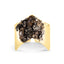 24k Gold Herkimer Diamond Ring