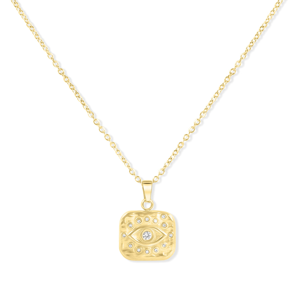 Vintage Style Moon Eye Necklace