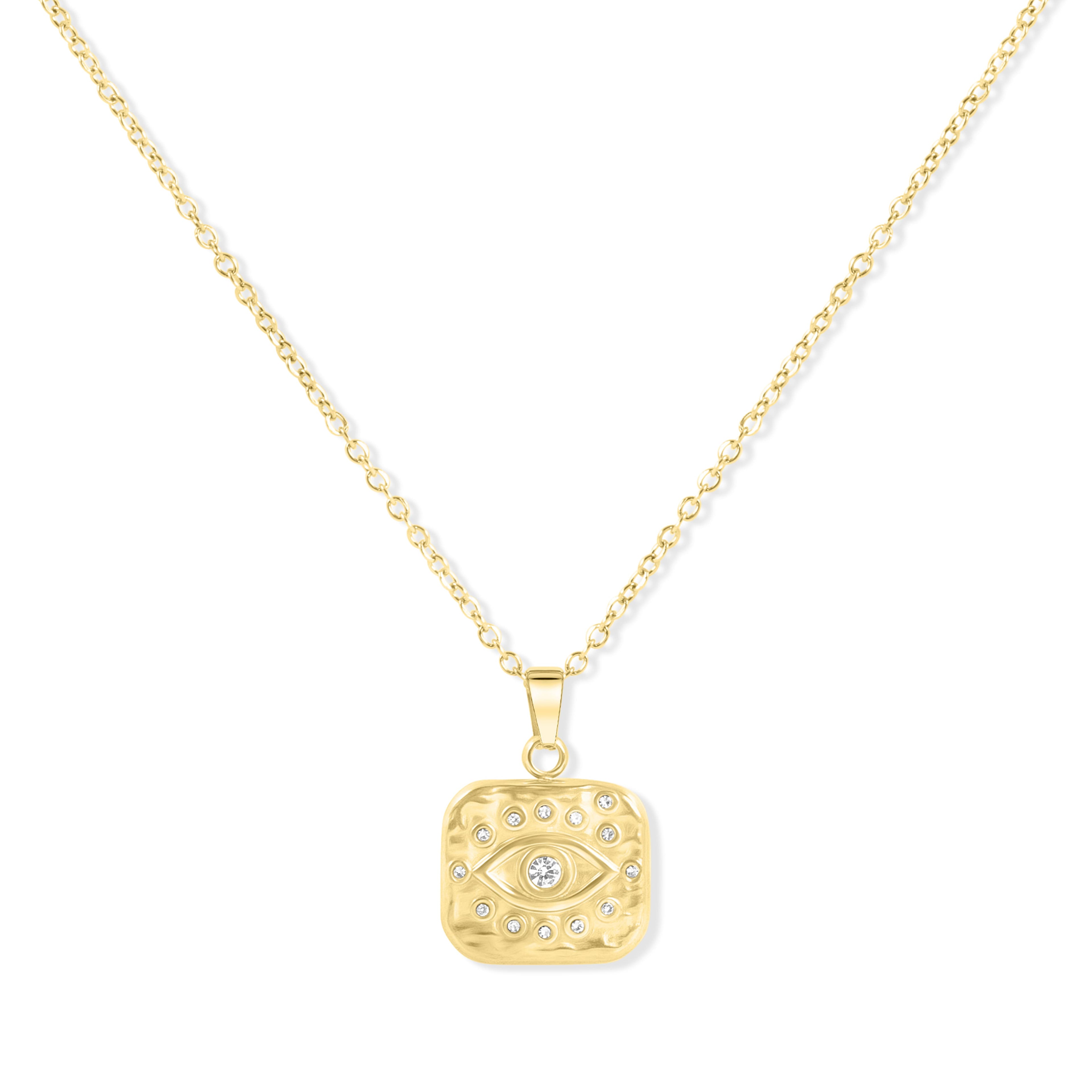 Vintage Style Moon Eye Necklace
