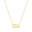 11:11 Charm Pendant Stainless Steel Necklace (Gold)