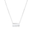 11:11 Charm Pendant Stainless Steel Necklace (Silver)