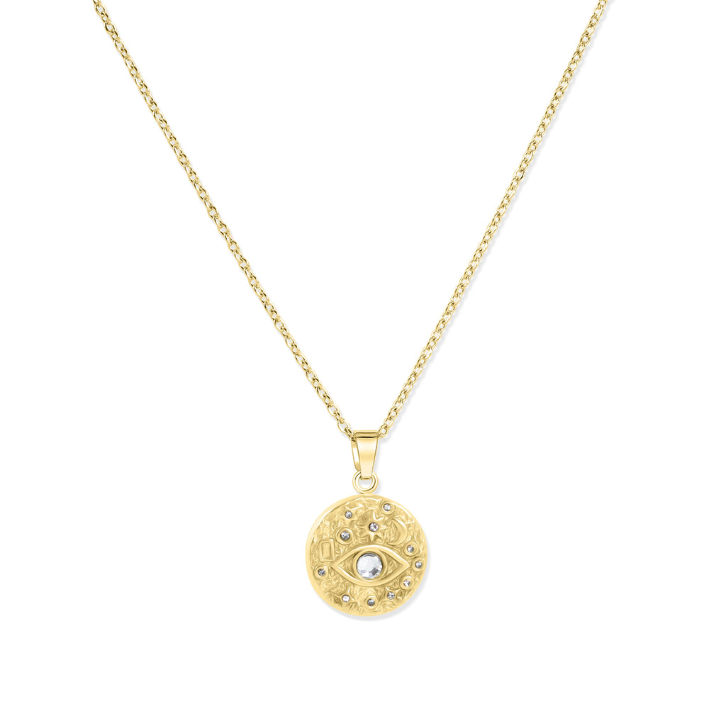Vintage Style Moon Eye Necklace
