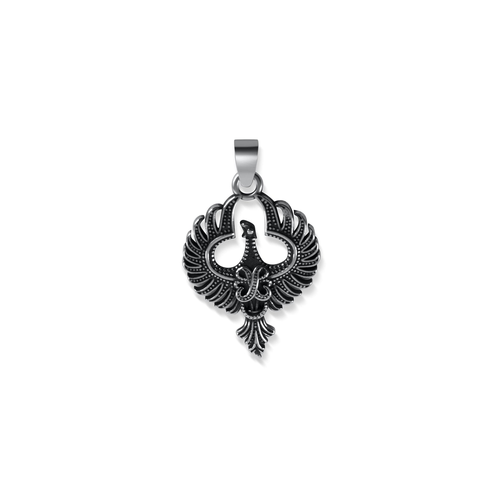 Stainless Steel Phoenix Pendant