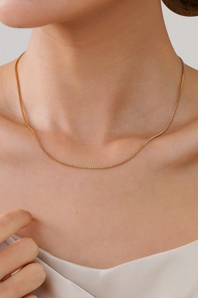 Simple Stainless Steel Waterproof Tarnish Free Necklace