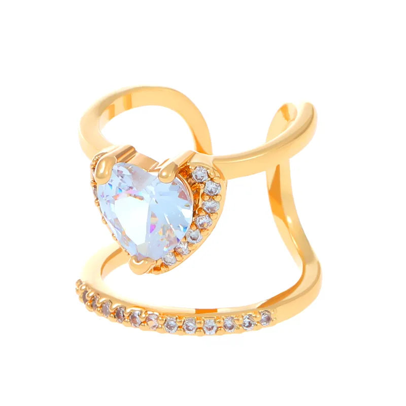 Heart Shape Upper Finger Ring