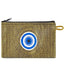 Gold Evil Eye Wallet Coin Purse Pouch