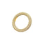 Crystal Eternity Rounded Band Ring Gold