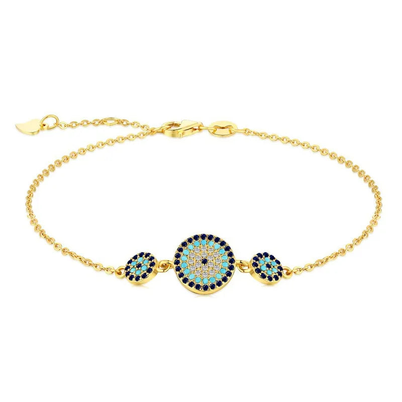 Gold & Turquoise Bracelet