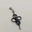 Retro Snake-Shaped Stainless Steel Pendant