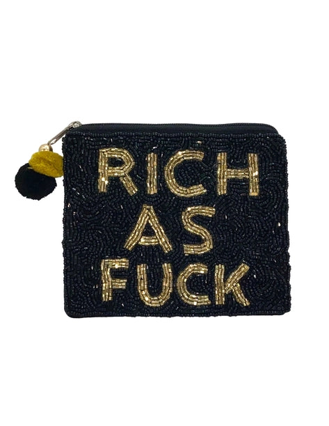 Rich As Fuck Coin Purse