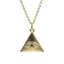 Blue Eye Pendant Gold-plated Necklace