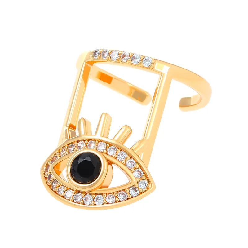 Evil Eye Upper Finger Ring