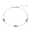 Kids Silver 3 Evil Eye Bracelet